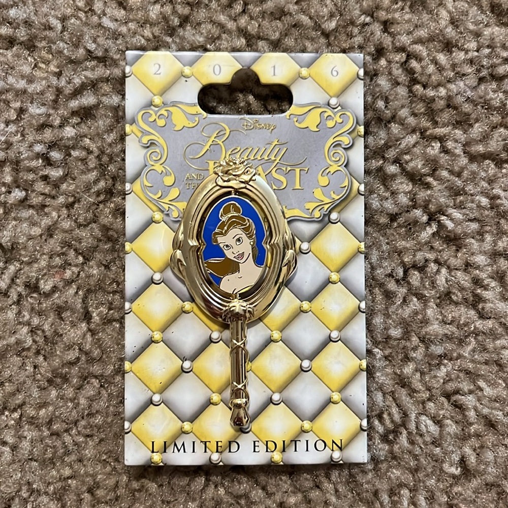LE 25th Anniversary Beauty and the Beast Spinner Pin